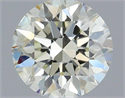 Natural Diamond 0.50 Carats, Round with Excellent Cut, K Color, VS1 Clarity and Certified by IGI