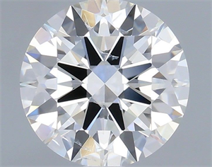 Picture of Natural Diamond 0.74 Carats, Round with Excellent Cut, H Color, SI1 Clarity and Certified by IGI