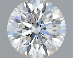 Picture of Natural Diamond 0.70 Carats, Round with Excellent Cut, F Color, SI1 Clarity and Certified by IGI