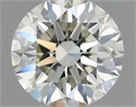 Natural Diamond 0.73 Carats, Round with Excellent Cut, K Color, VVS2 Clarity and Certified by IGI