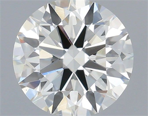 Picture of Natural Diamond 0.54 Carats, Round with Excellent Cut, H Color, VS1 Clarity and Certified by IGI