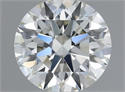 Diamante Natural 0.51 quilates, Redondo , Color I, claridad VVS2 y certificado GIA