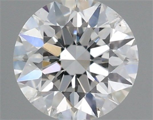 Picture of Natural Diamond 0.42 Carats, Round with Excellent Cut, G Color, I1 Clarity and Certified by GIA