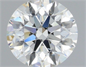 Natural Diamond 0.90 Carats, Round with Excellent Cut, I Color, SI1 Clarity and Certified by IGI
