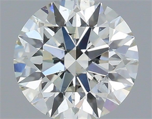 Foto Diamante Natural 0.53 quilates, Redondo , Color H, claridad SI1 y certificado IGI de