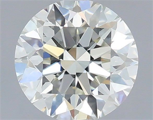 Picture of Natural Diamond 0.62 Carats, Round with Excellent Cut, I Color, VVS2 Clarity and Certified by IGI