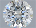 Natural Diamond 0.79 Carats, Round with Excellent Cut, H Color, VS2 Clarity and Certified by IGI