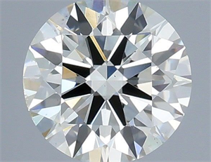 Picture of Natural Diamond 0.80 Carats, Round with Excellent Cut, I Color, VS2 Clarity and Certified by IGI