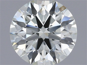 Picture of Natural Diamond 0.80 Carats, Round with Excellent Cut, J Color, VVS1 Clarity and Certified by GIA