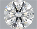 Natural Diamond 0.50 Carats, Round with Excellent Cut, I Color, I1 Clarity and Certified by GIA