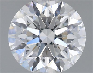 Foto Diamante Natural 0.60 quilates, Redondo , Color D, claridad SI1 y certificado GIA de