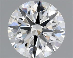 Picture of Natural Diamond 1.02 Carats, Round with Excellent Cut, F Color, SI1 Clarity and Certified by GIA