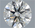 Natural Diamond 0.50 Carats, Round with Excellent Cut, H Color, SI1 Clarity and Certified by IGI