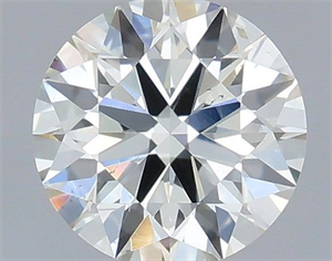 Picture of Natural Diamond 0.63 Carats, Round with Excellent Cut, I Color, SI1 Clarity and Certified by IGI