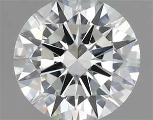 Picture of Natural Diamond 0.71 Carats, Round with Excellent Cut, I Color, VS1 Clarity and Certified by GIA