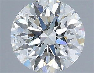Picture of Natural Diamond 0.63 Carats, Round with Excellent Cut, F Color, SI1 Clarity and Certified by IGI