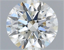 Natural Diamond 0.50 Carats, Round with Excellent Cut, I Color, VS2 Clarity and Certified by IGI