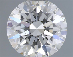 Picture of Natural Diamond 0.75 Carats, Round with Excellent Cut, E Color, SI1 Clarity and Certified by GIA