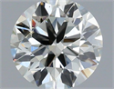 Natural Diamond 0.70 Carats, Round with Excellent Cut, I Color, VS2 Clarity and Certified by IGI