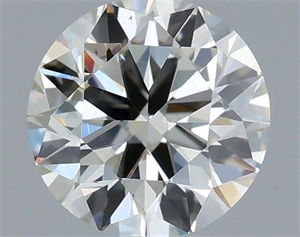 Picture of Natural Diamond 0.70 Carats, Round with Excellent Cut, I Color, VS2 Clarity and Certified by IGI