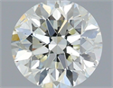 Natural Diamond 0.91 Carats, Round with Very Good Cut, I Color, SI2 Clarity and Certified by IGI