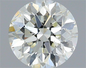 Picture of Natural Diamond 0.91 Carats, Round with Very Good Cut, I Color, SI2 Clarity and Certified by IGI