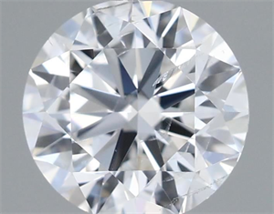 Picture of Natural Diamond 0.70 Carats, Round with Very Good Cut, E Color, I1 Clarity and Certified by GIA