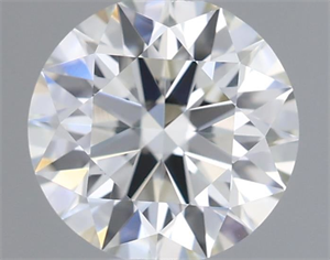 Picture of Natural Diamond 0.74 Carats, Round with Excellent Cut, J Color, VVS2 Clarity and Certified by GIA