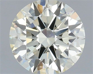 Picture of Natural Diamond 0.83 Carats, Round with Excellent Cut, K Color, VS1 Clarity and Certified by IGI