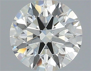 Picture of Natural Diamond 0.84 Carats, Round with Excellent Cut, J Color, VS2 Clarity and Certified by IGI