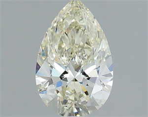 Picture of Natural Diamond 1.00 Carats, Pear with  Cut, K Color, VS2 Clarity and Certified by IGI