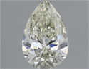 Natural Diamond 1.00 Carats, Pear with  Cut, K Color, SI2 Clarity and Certified by GIA