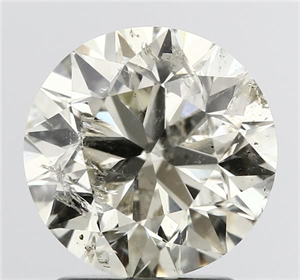 Picture of Natural Diamond 2.00 Carats, Round with Excellent Cut, M Color, I1 Clarity and Certified by IGI