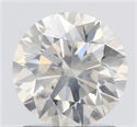 Natural Diamond 1.20 Carats, Round with Excellent Cut, J Color, I1 Clarity and Certified by GIA
