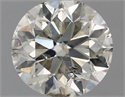 Natural Diamond 1.01 Carats, Round with Very Good Cut, J Color, SI2 Clarity and Certified by IGI