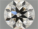 Natural Diamond 1.01 Carats, Round with Very Good Cut, J Color, SI2 Clarity and Certified by IGI
