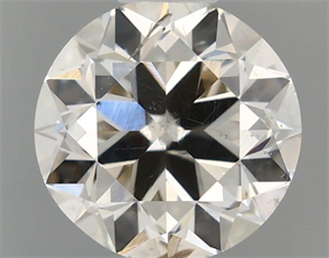 Picture of Natural Diamond 1.01 Carats, Round with Very Good Cut, J Color, SI2 Clarity and Certified by IGI