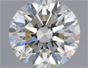 Natural Diamond 0.70 Carats, Round with Excellent Cut, H Color, SI2 Clarity and Certified by IGI