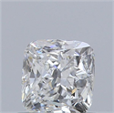 Natural Diamond 0.90 Carats, Cushion with  Cut, F Color, VS1 Clarity and Certified by GIA