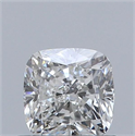 Diamante Natural 0.73 quilates, Del cojín , Color F, claridad VS1 y certificado GIA