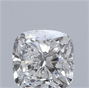Natural Diamond 0.70 Carats, Cushion with  Cut, D Color, VS1 Clarity and Certified by GIA