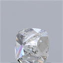Diamante Natural 0.70 quilates, Del cojín , Color G, claridad SI1 y certificado GIA