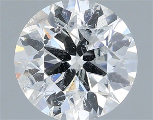 Picture of Natural Diamond 0.70 Carats, Round with Excellent Cut, G Color, I1 Clarity and Certified by IGI