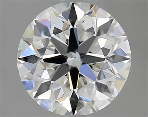 Picture of Natural Diamond 4.01 Carats, Pear with  Cut, I Color, VVS2 Clarity and Certified by IGI