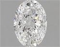Natural Diamond 1.01 Carats, Oval with  Cut, F Color, SI2 Clarity and Certified by GIA