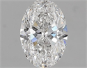 Natural Diamond 1.01 Carats, Oval with  Cut, F Color, SI2 Clarity and Certified by GIA