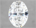 Natural Diamond 1.01 Carats, Oval with  Cut, G Color, SI1 Clarity and Certified by GIA