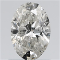 Natural Diamond 1.01 Carats, Oval with  Cut, J Color, I1 Clarity and Certified by GIA