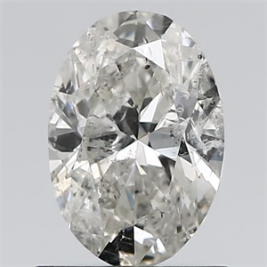 Picture of Natural Diamond 1.01 Carats, Oval with  Cut, J Color, I1 Clarity and Certified by GIA