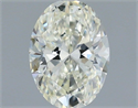 Natural Diamond 0.40 Carats, Oval with  Cut, I Color, VVS2 Clarity and Certified by IGI